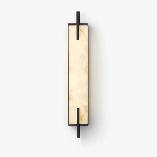 Norvren Rectangular Alabaster Wall Light 1