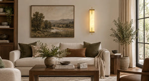 Norvren Rectangular Alabaster Wall Light 12