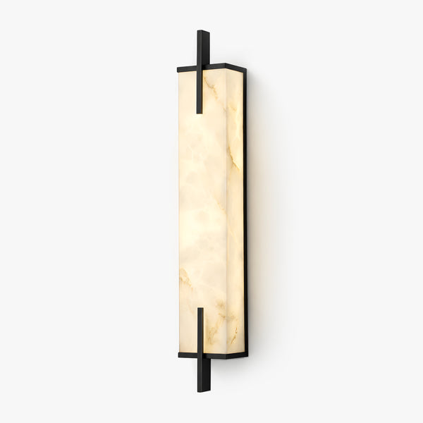 Norvren Rectangular Alabaster Wall Light 3