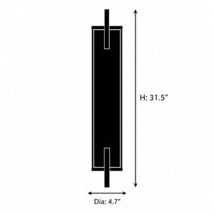 Norvren Rectangular Alabaster Wall Light 4