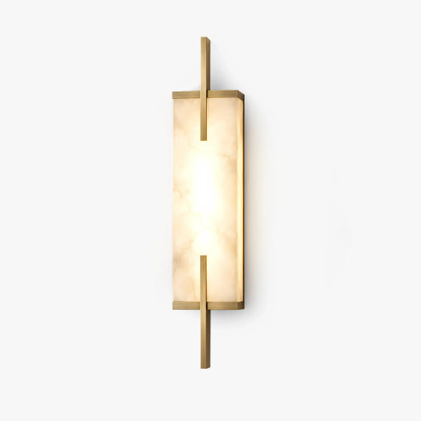 Norvren Rectangular Alabaster Wall Light 8