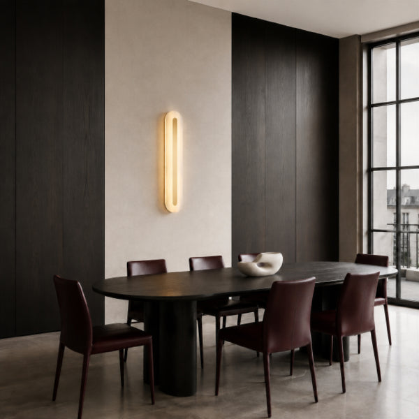 Nureven Alabaster Linear Wall Light 10