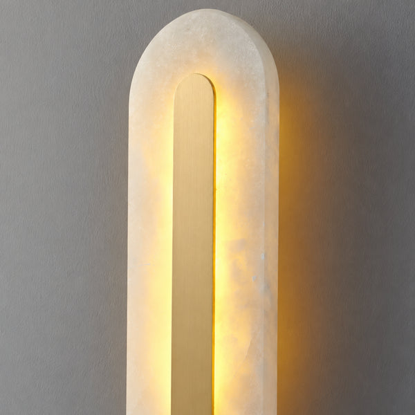 Nureven Alabaster Linear Wall Light 12