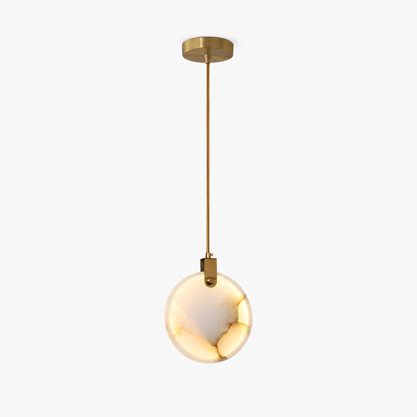 Oavre Alabaster Disc Chandelier 2