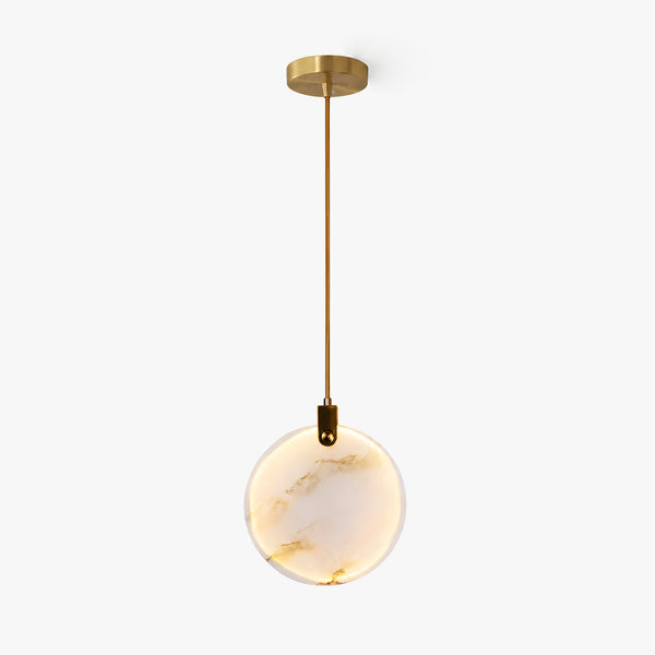 Oavre Alabaster Disc Chandelier 
3