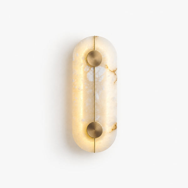 Odravelle Alabaster Oval Wall Lamp 1