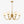 Oierta Brass Alabaster Chandelier 1