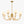 Oierta Brass Alabaster Chandelier 6