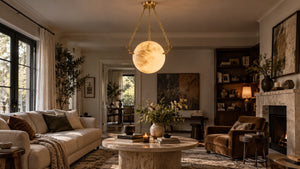 Orbexa Alabaster Globe Pendant Light 3