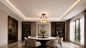 Orvelan Alabaster Ceiling Light 1