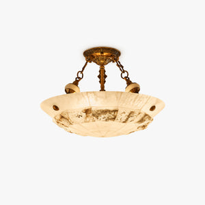 Orvelan Alabaster Ceiling Light 12