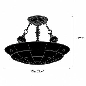 Orvelan Alabaster Ceiling Light 13