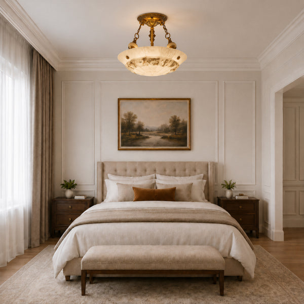 Orvelan Alabaster Ceiling Light 2