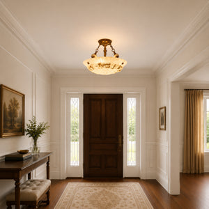 Orvelan Alabaster Ceiling Light 4