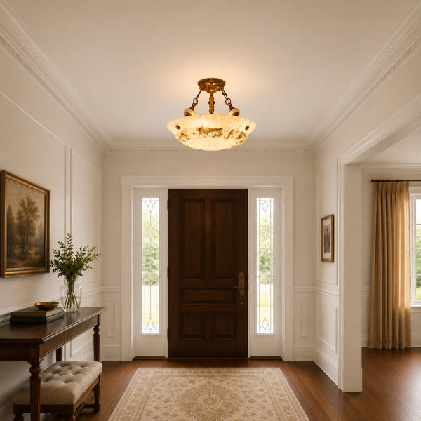Orvelan Alabaster Ceiling Light 4