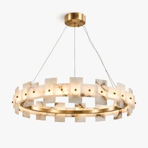 Orvelith Alabaster Ring Chandelier 1
