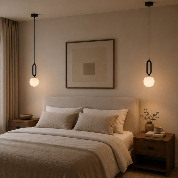Ostren Alabaster Loop Pendant Light 3