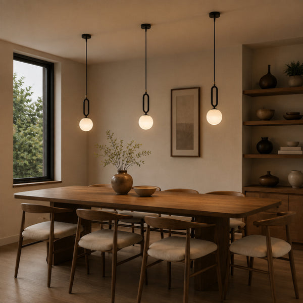 Ostren Alabaster Loop Pendant Light 4