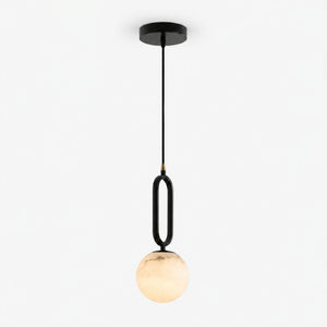 Ostren Alabaster Loop Pendant Light 7