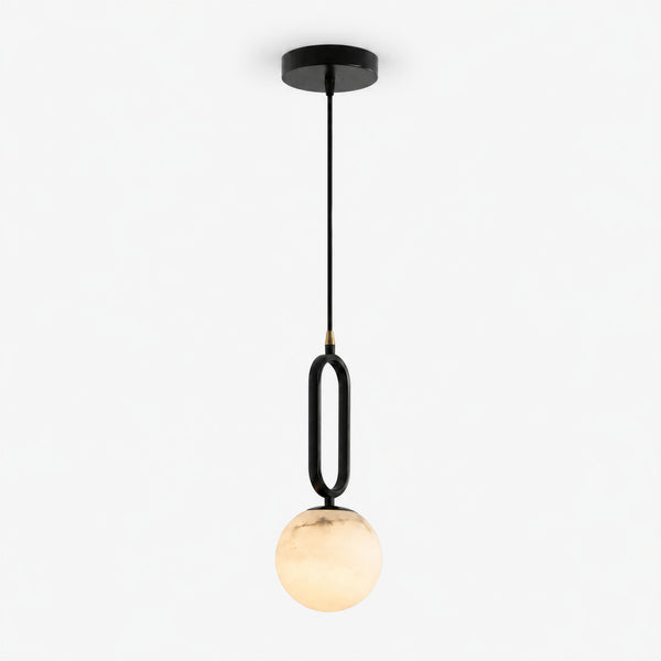 Ostren Alabaster Loop Pendant Light 8