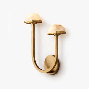 Osvarel Alabaster Dome Wall Light 1