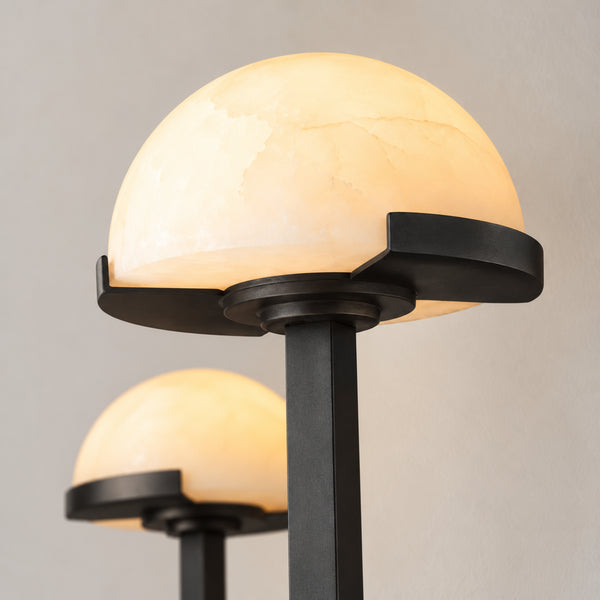 Osvarel Alabaster Dome Wall Light 15