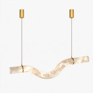 Othrel Alabaster Wave Pendant Light 8