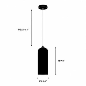 Perren Alabaster Cylinder Pendant Light 2