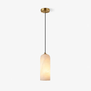 Perren Alabaster Cylinder Pendant Light 8