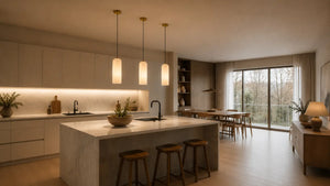 Perren Alabaster Cylinder Pendant Light 9