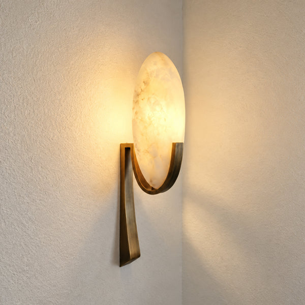 Qovrien Alabaster Wall Light 14