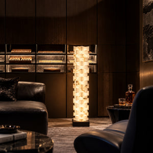 Quorlan Alabaster Floor Lamp 1