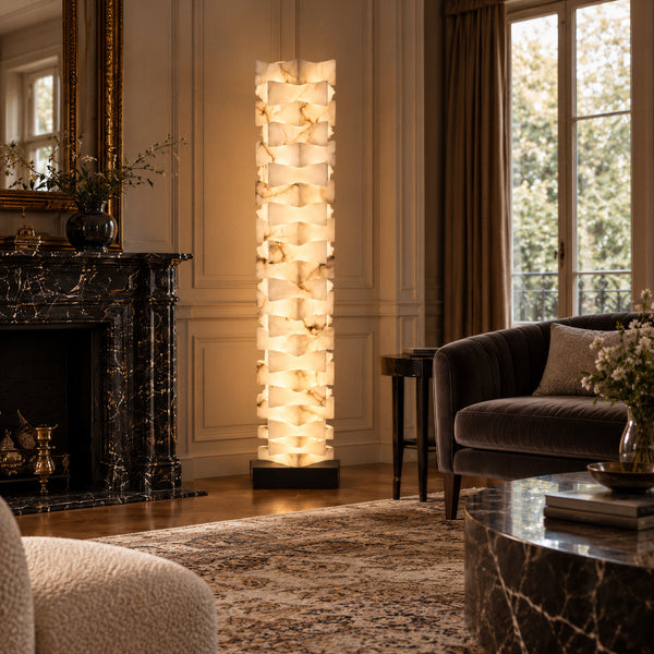 Quorlan Alabaster Floor Lamp 4