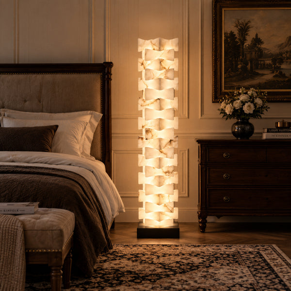 Quorlan Alabaster Floor Lamp 5