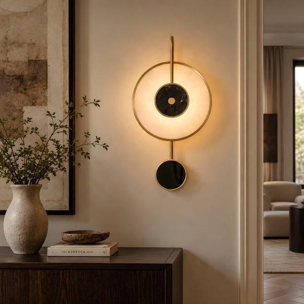Ravelyn Alabaster Wall Lamp 2