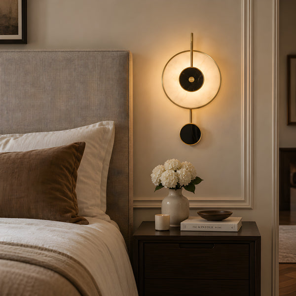 Ravelyn Alabaster Wall Lamp 4