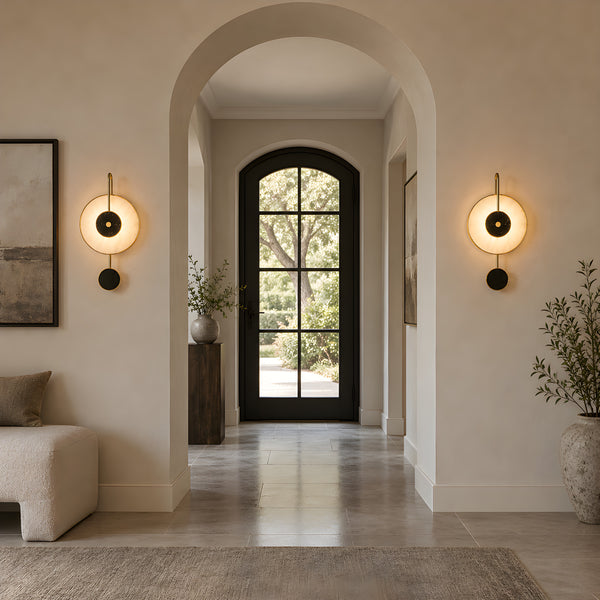 Ravelyn Alabaster Wall Lamp 5