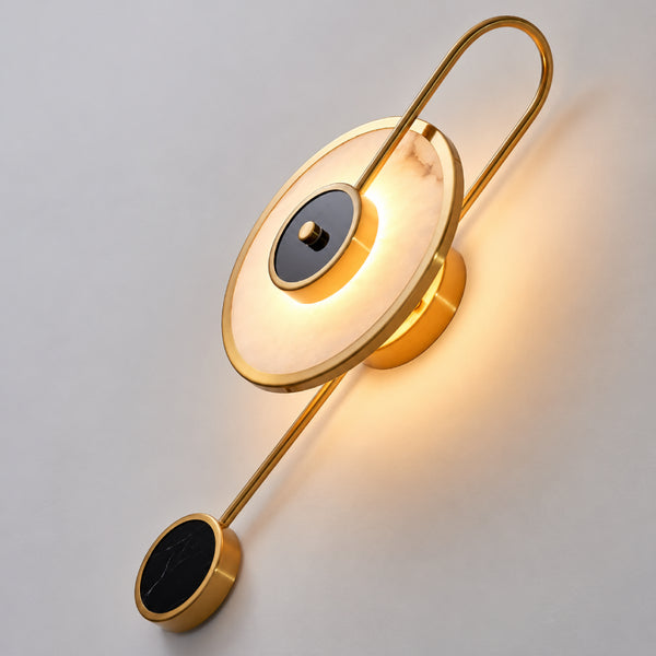 Ravelyn Alabaster Wall Lamp 8
