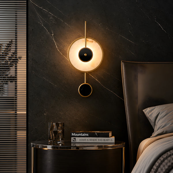 Ravelyn Alabaster Wall Lamp 9
