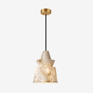 Rethan Alabaster Tiered Pendant Light 1