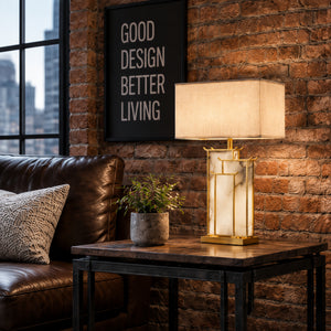 Sairven Alabaster Table Lamp 1