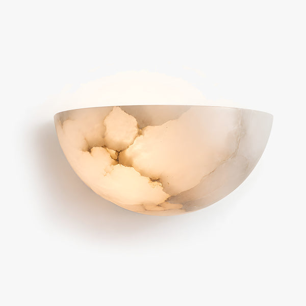 Sarnell Alabaster Bowl Wall Light 2