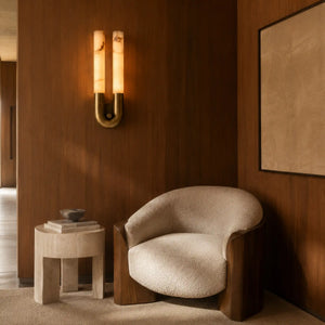 Selvarene Alabaster Double Wall Light 6