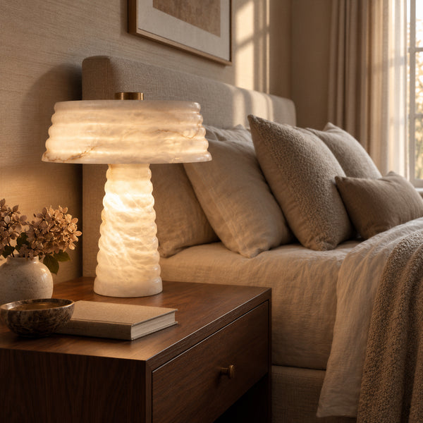 Selvoyn Ribbed Table Lamp 1