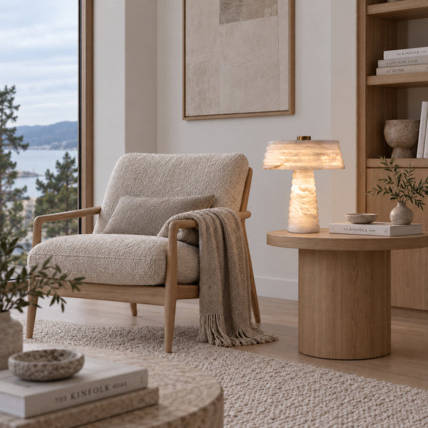 Selvoyn Ribbed Table Lamp 3