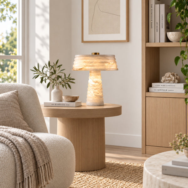 Selvoyn Ribbed Table Lamp 4