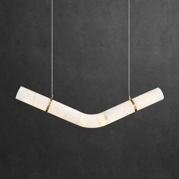 Seydrin Alabaster Arc Pendant Light 10
