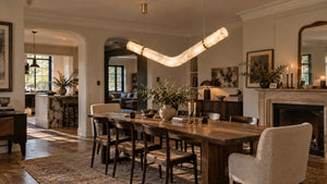 Seydrin Alabaster Arc Pendant Light 6