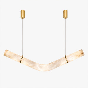 Seydrin Alabaster Arc Pendant Light 7