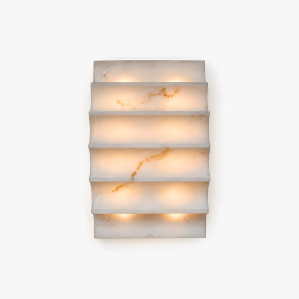 Sovaryn Layered Alabaster Wall Lamp 1